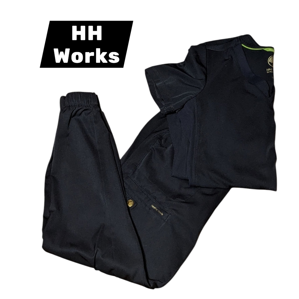 Healing Hands Navy Scrub Set